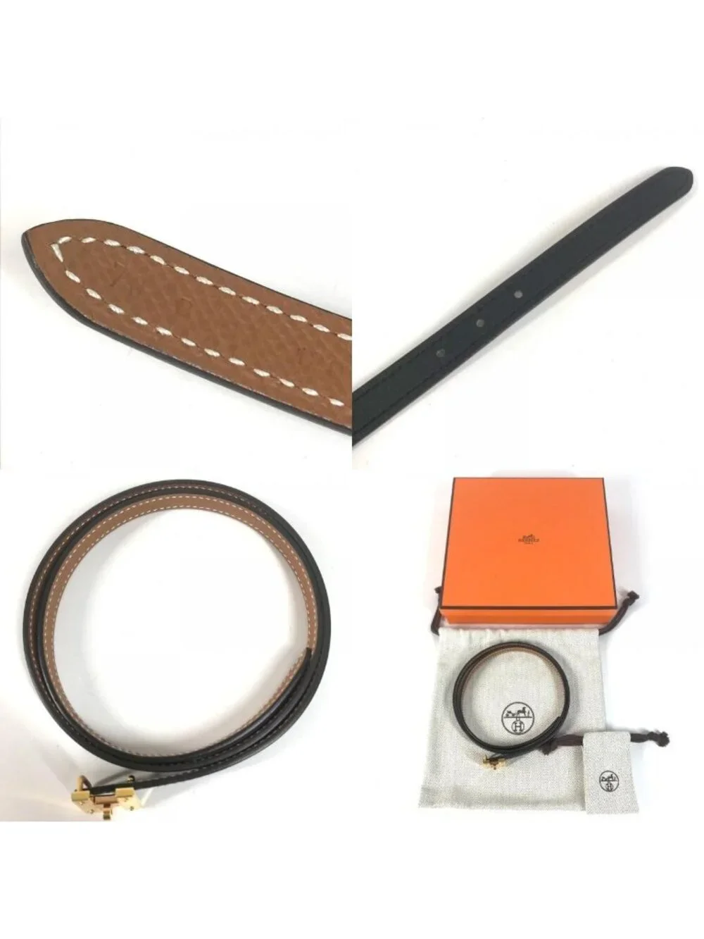 Hermes Belt Mini Kelly Epsom Black